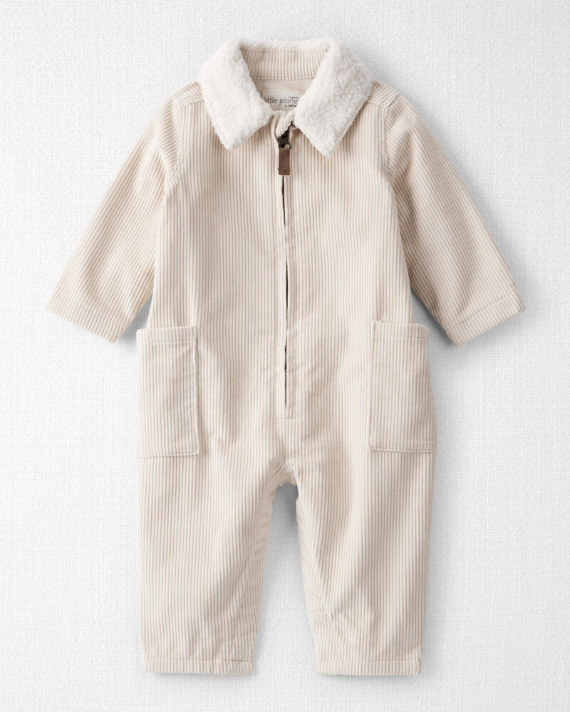 Baby Organic Cotton Corduroy Romper, image 1 of 6 slides