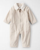 Baby Organic Cotton Corduroy Romper, image 1 of 6 slides