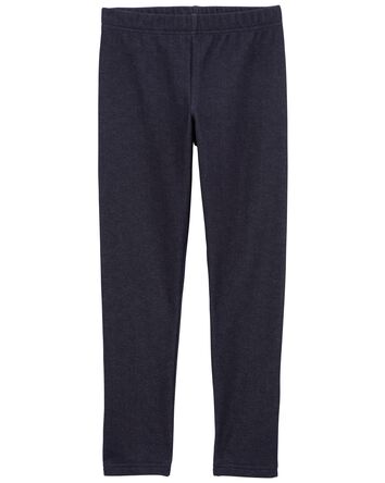 Kid Knit Denim Cozy Leggings, 