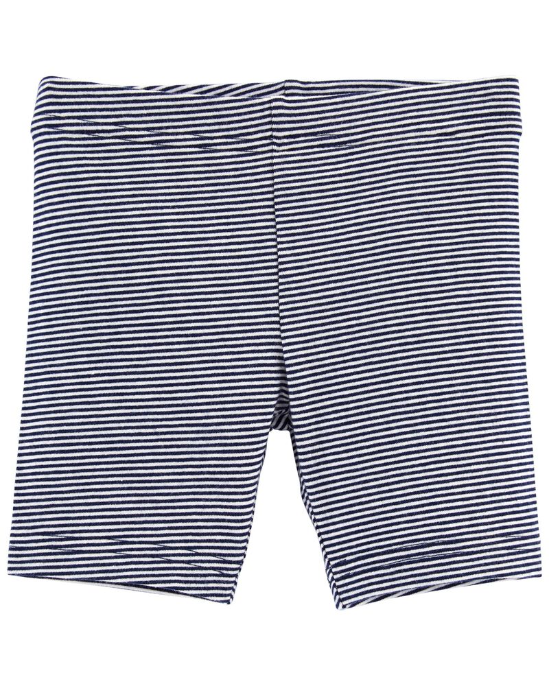 Toddler Striped Bike Shorts, image 1 of 1 slides