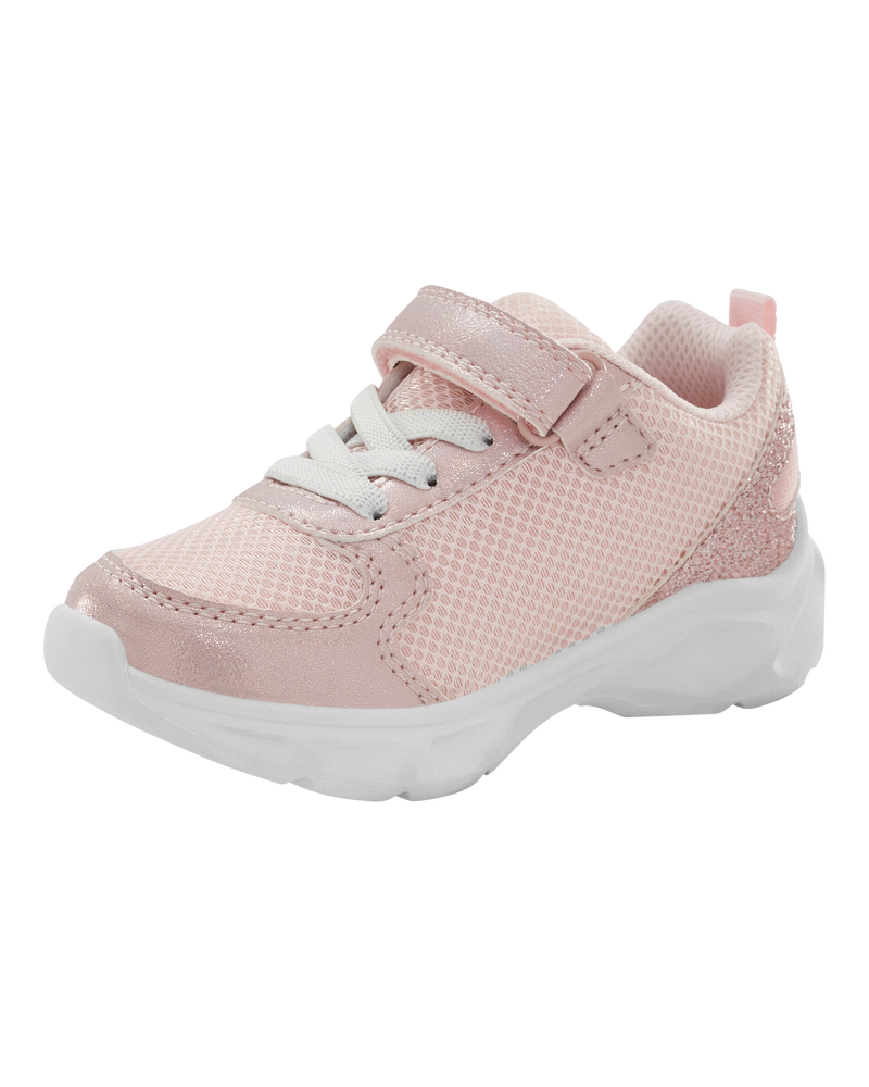 Toddler Glitter Light Up Sneakers - Pink, image 8 of 8 slides