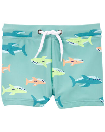 Baby 2-Piece Shark Rashguard Swim Set, 