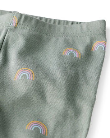 Baby Organic Cotton Pajamas in Magical Rainbow Print, 