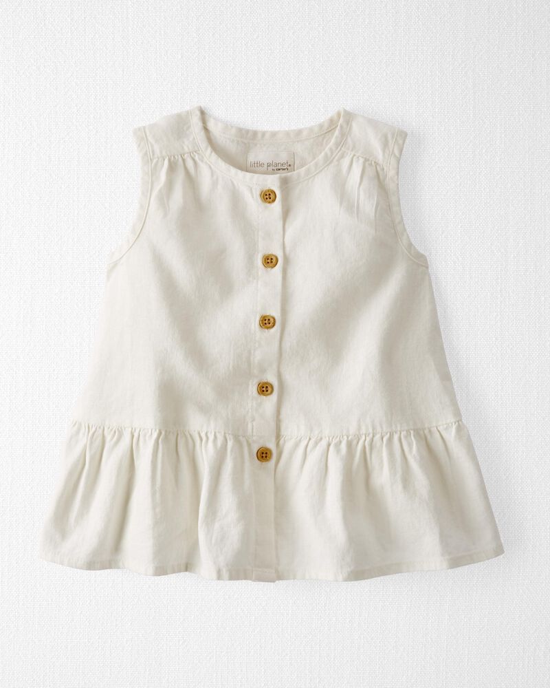 Toddler 2-Piece Ruffle Top & Gingham Shorts Set
, image 4 of 6 slides