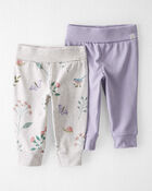 Baby 2-Pack Organic Cotton Joggers, image 1 of 4 slides