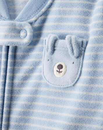 Baby Dog Loose Fit Long-Sleeve Wearable Blanket - Blue, 