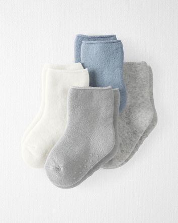 Baby 4-Pack No-Slip Socks , 