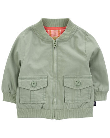 Baby Cargo Pocket Zip Jacket, 