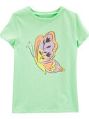 Green - Kid Butterfly Graphic Tee