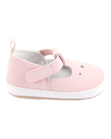 Baby Heart Sneakers - Pink, 