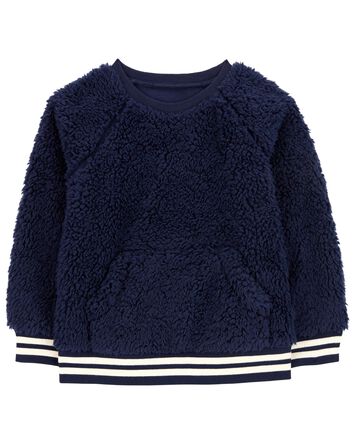 Toddler Sherpa Fleece Pullover, 