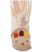 Baby 1-Piece Thanksgiving 100% Snug Fit Footie Pajamas, image 2 of 4 slides