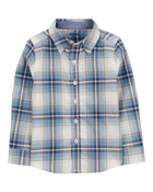 Toddler Plaid Button-Front Shirt, image 2 of 4 slides