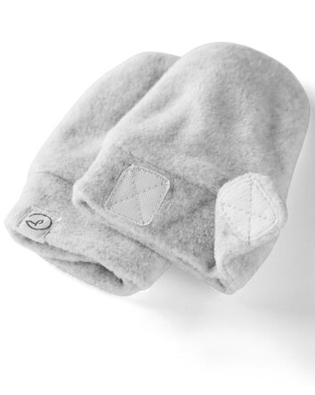 Baby 
2-Pack Recycled Fleece Hat and Mittens Set

, 