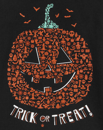 Halloween Pumpkin Graphic Tee, 