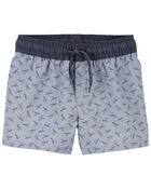 Toddler Dino Print Active Shorts in Moisture Wicking Fabric , image 1 of 2 slides