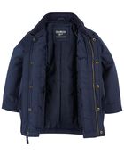 Toddler Midweight Button-Front Parka, image 2 of 3 slides