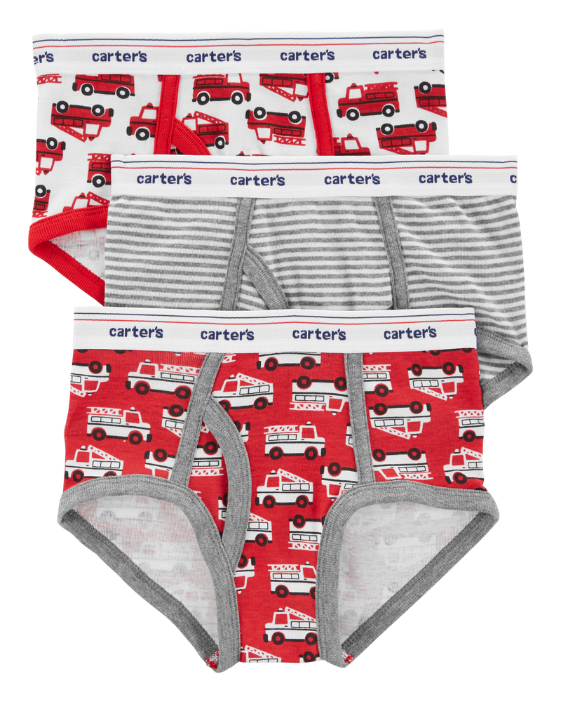 3-Pack Cotton Briefs Underwear, image 1 of 3 slides