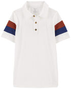 Kid 2-Piece Striped Polo Shirt & Pull-On All Terrain Shorts Set
, image 2 of 5 slides