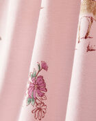Baby Girl 2-Pack Deer & Floral Print PurelySoft Long-Sleeve Multipack Bodysuits - Burgundy/Pink, image 3 of 7 slides