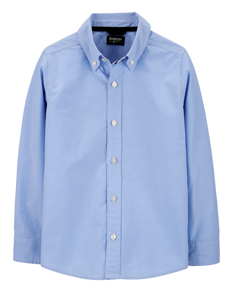 Kid Uniform Button-Front Shirt, image 1 of 3 slides