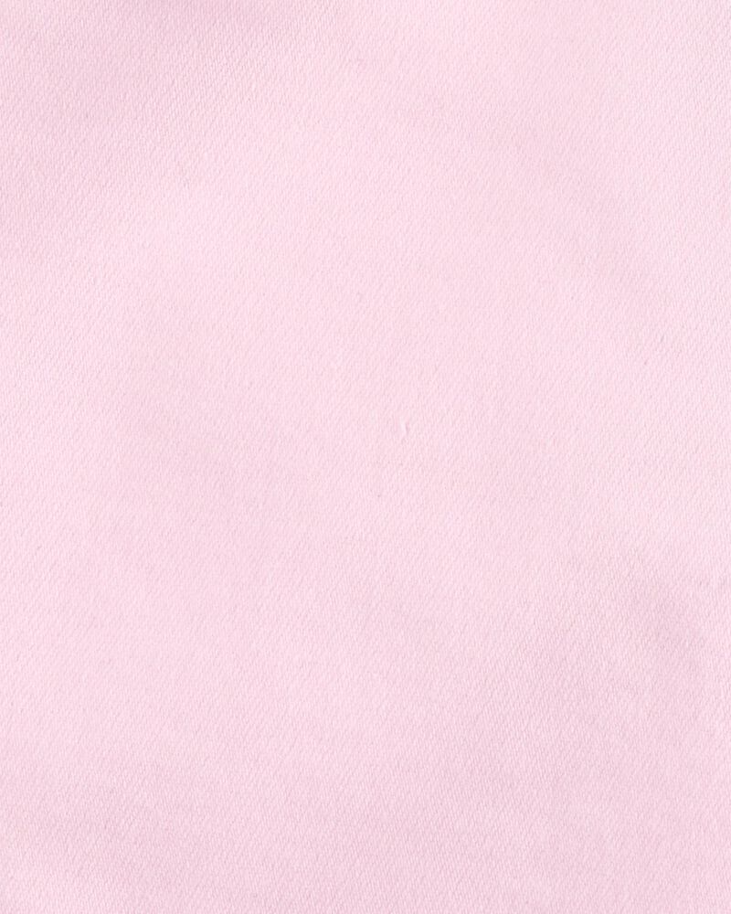 Baby Woven Embroidered Hem Pants - Pink, image 3 of 5 slides