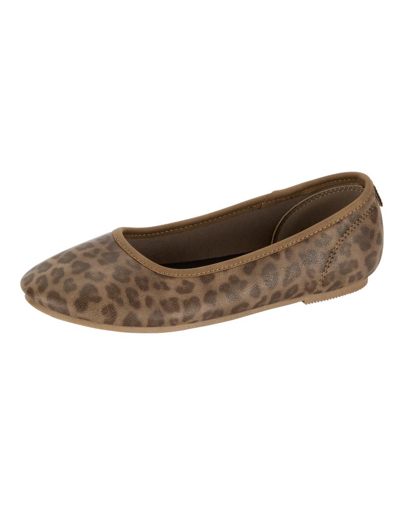 Kid Leopard Ballet Flats, image 6 of 6 slides
