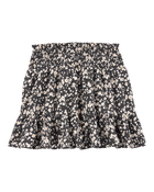 Kid Floral Linen Look-Alike Drawstring Skirt, image 2 of 4 slides