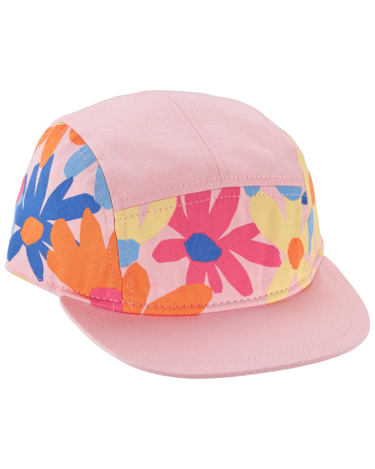 Pink Kid Flower Power Baseball Cap