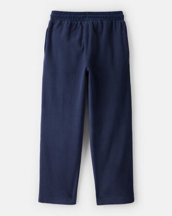 Boys Fleece Drawstring Pants - Navy, 