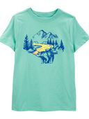 Green - Mountains Graphic Tee