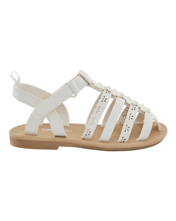 Toddler Casual Sandals - White, 