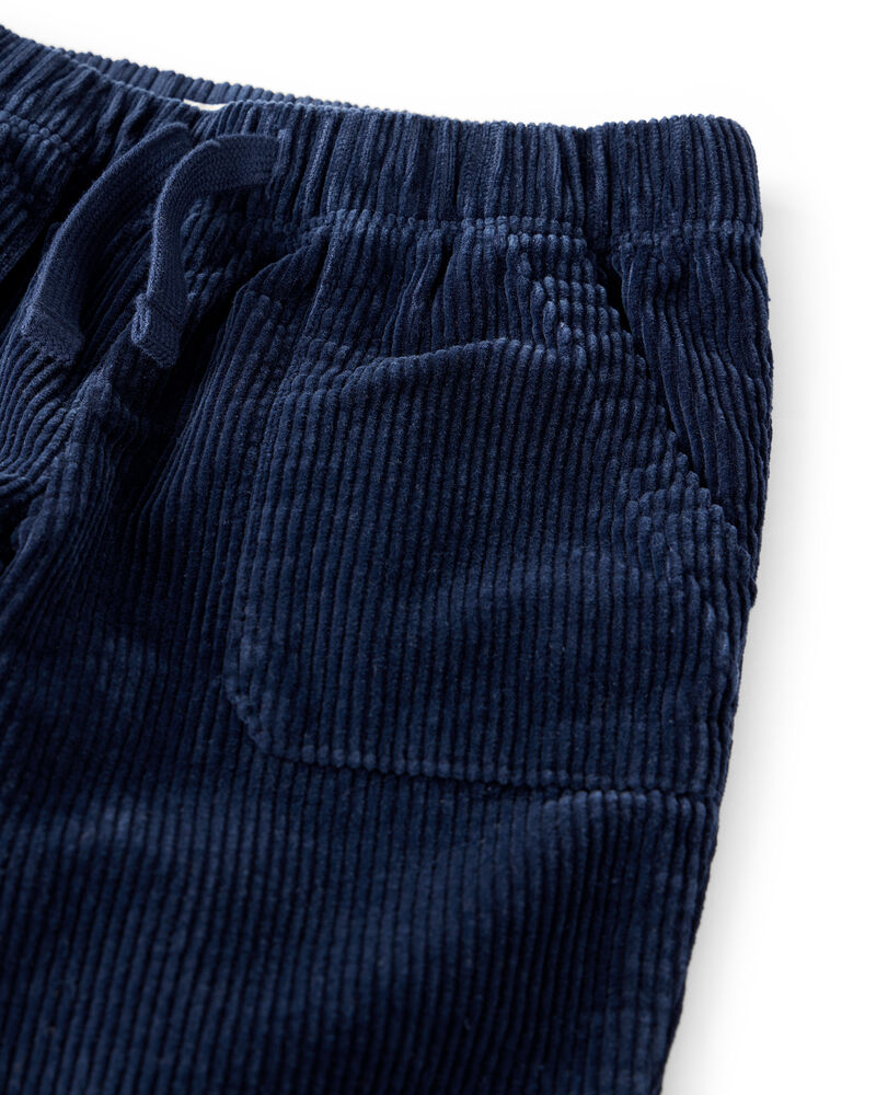 Baby Organic Cotton Corduroy Drawstring Pants, image 3 of 6 slides
