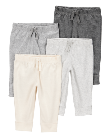 Baby 4-Pack Pull-On Pants, 