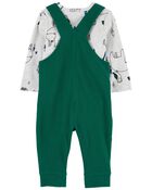 Baby 2-Piece Long-Sleeve Bodysuit & Thermal Coverall Set, image 2 of 4 slides