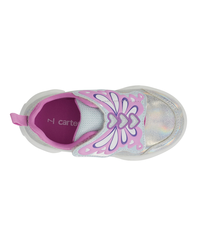 Toddler Butterfly Light-Up Sneakers, image 5 of 8 slides