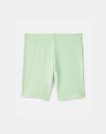 Girls Bike Shorts - Green, 