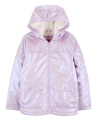 Kid Lavender Shine Mid-Weight Fleece-Lined Jacket, image 1 of 3 slides