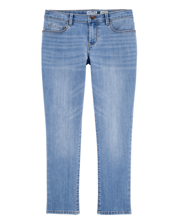 Kid Medium Wash Plus-Fit Super Skinny-Leg Jeans , 