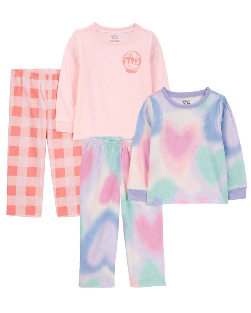 Toddler 4-Piece Fleece Pajamas, image 1 of 5 slides