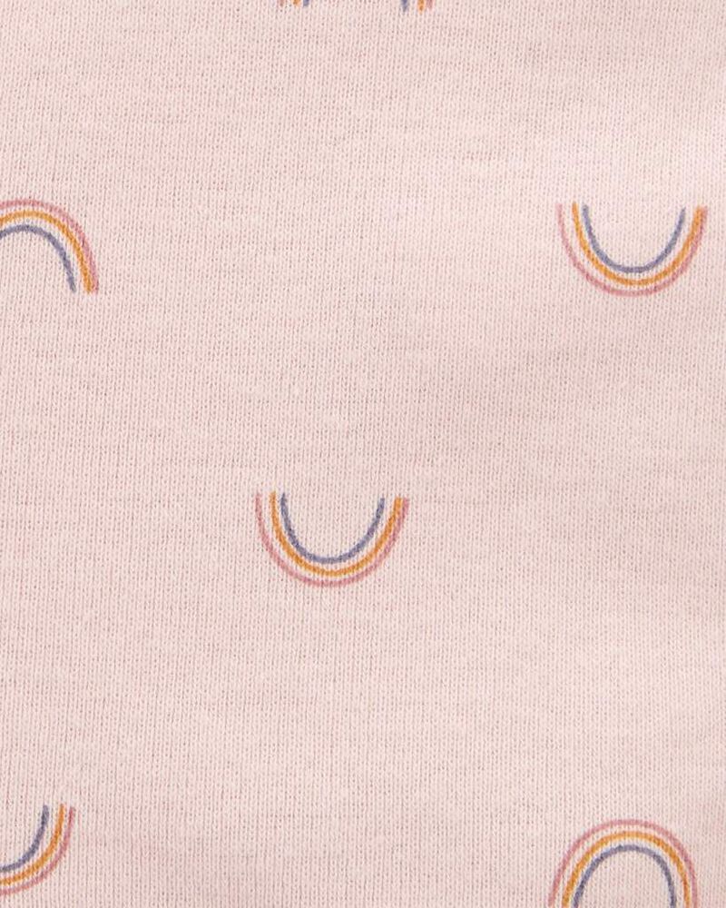 Baby Girl Preemie Rainbow Cotton Tank - Pink, image 5 of 7 slides