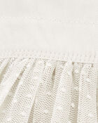 Toddler Sparkly Tulle & Denim Jumper Dress , image 3 of 4 slides