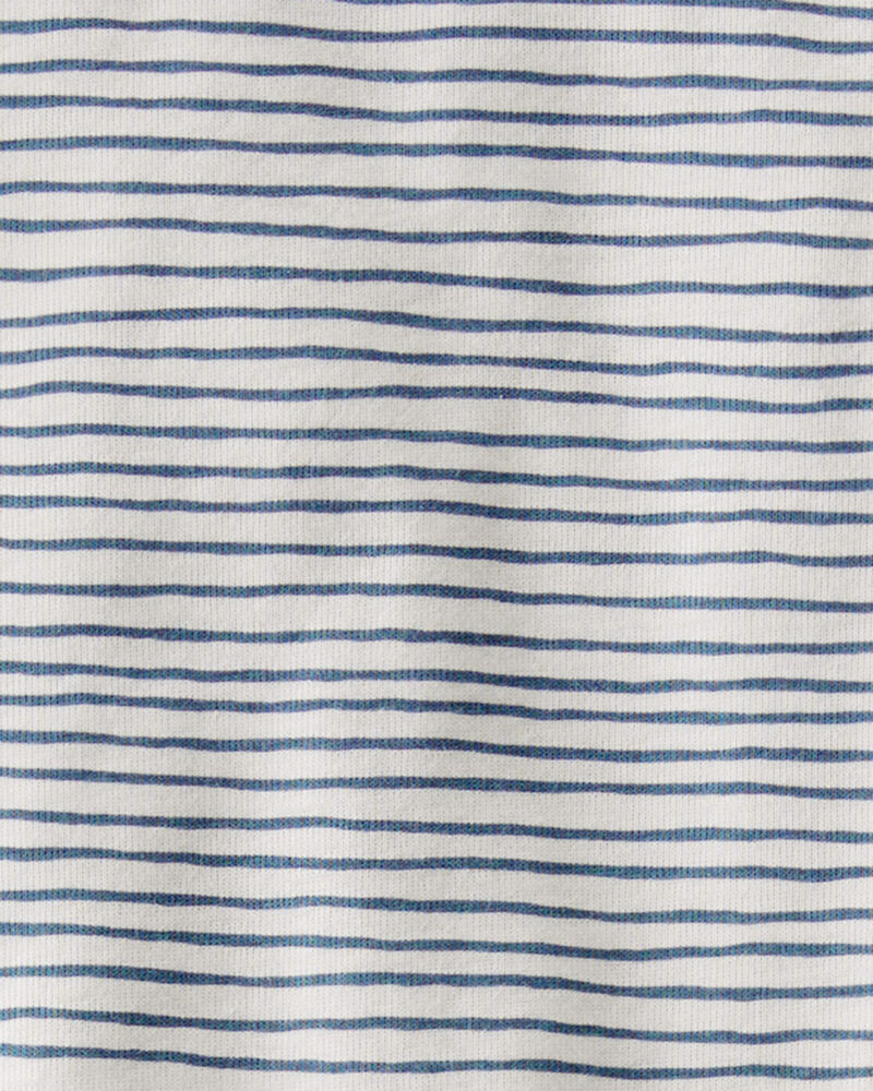 Toddler Organic Cotton Pajamas Set in Stripes, image 3 of 6 slides