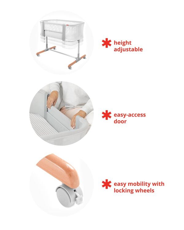 Cozy-Up 2-in-1 Bedside Sleeper & Bassinet