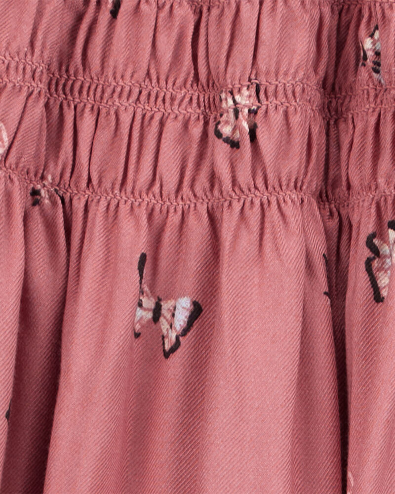 Kid Butterfly Maxi Skirt - Pink, image 2 of 3 slides