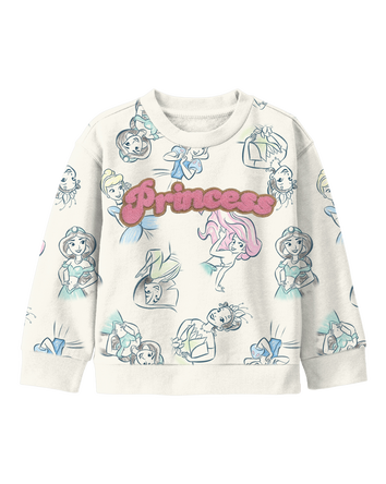Toddler Disney Princess Pullover - Cream, 