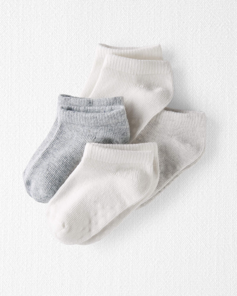 Baby 4-Pack No Slip Socks, image 1 of 3 slides