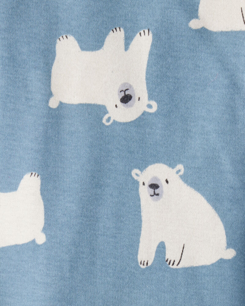 Baby Boy 4-Pack Polar Bear Animal Print Long-Sleeve Multipack Bodysuits , image 3 of 6 slides