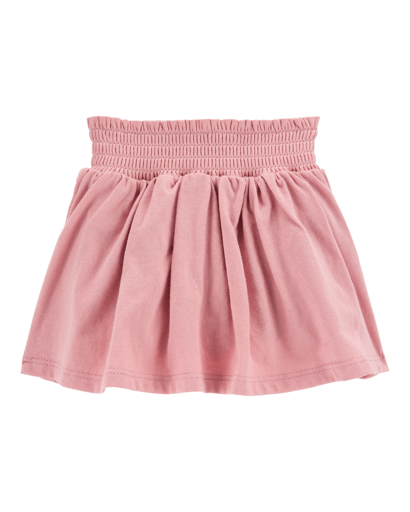 Baby Girl Pull-On Skort - Pink, image 1 of 4 slides