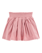 Baby Girl Pull-On Skort - Pink, image 1 of 4 slides